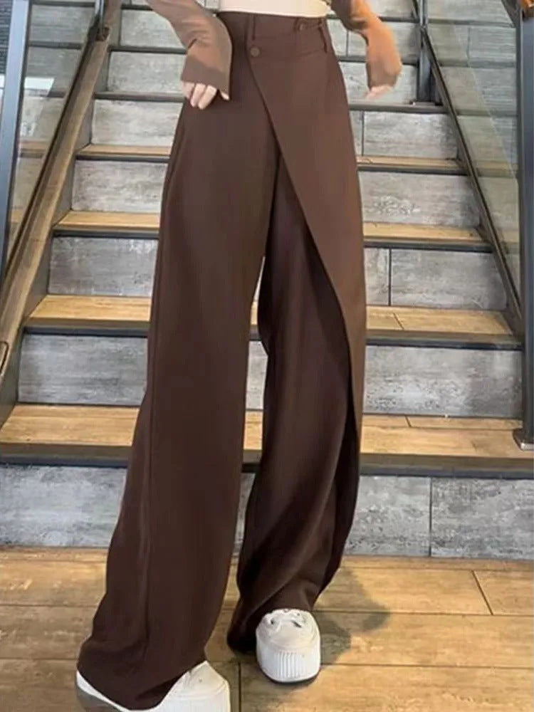 Iris | Irregular Wide-Leg Pants