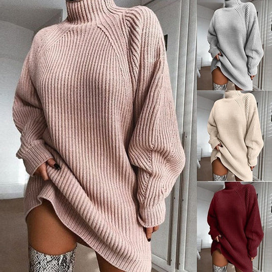 Zara | Cozy Street Style Sweater Dress
