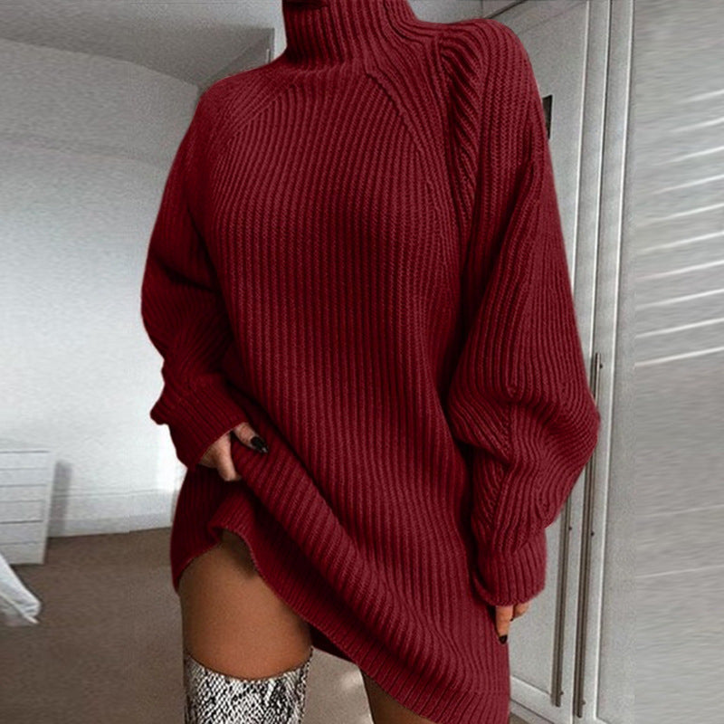 Zara | Cozy Street Style Sweater Dress