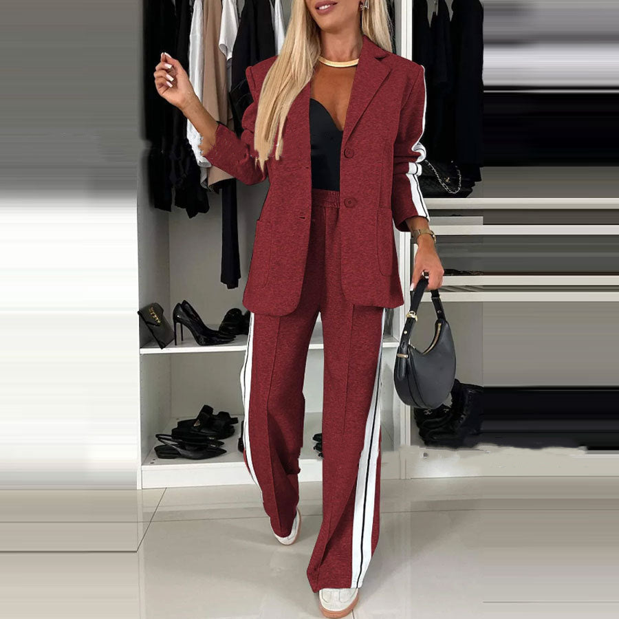 MARLOW – Casual Chic Blazer & OutWear Trouser Set