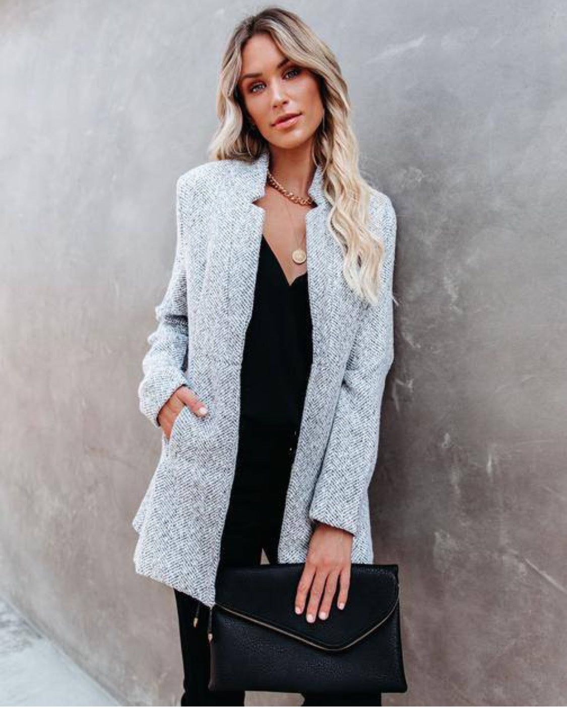 CÉLENE – Tailored Wool Suit Jacket