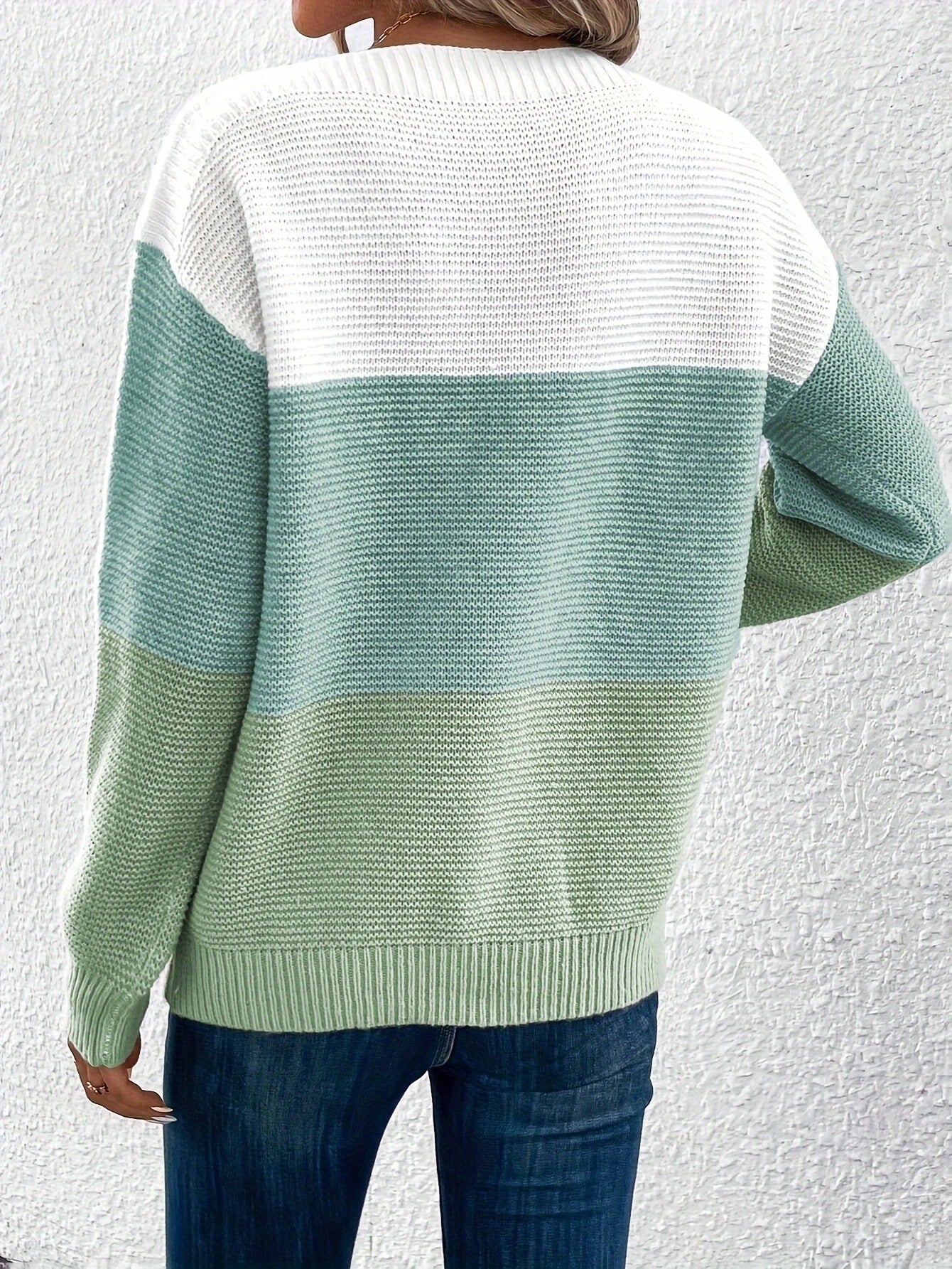 Maya | Spliced Knit Sweater