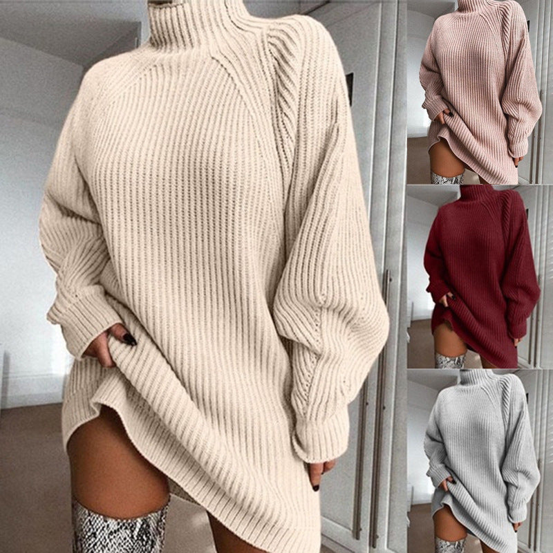 Zara | Cozy Street Style Sweater Dress