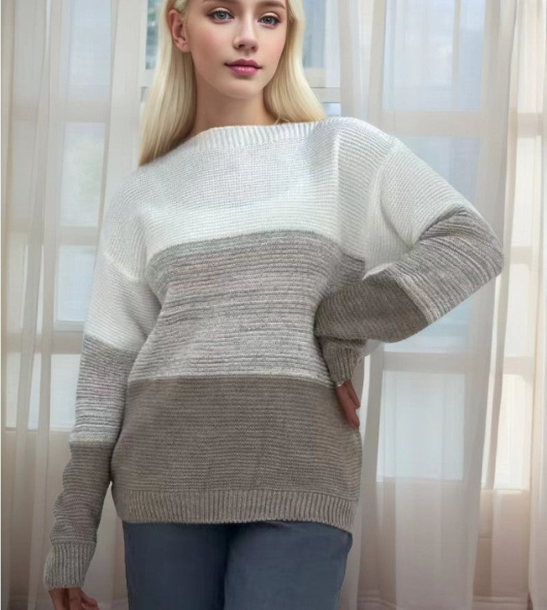 Maya | Spliced Knit Sweater