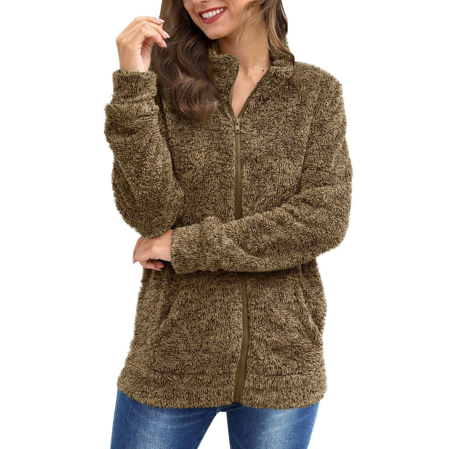 Elena | Tailored Plush Winter Jacket