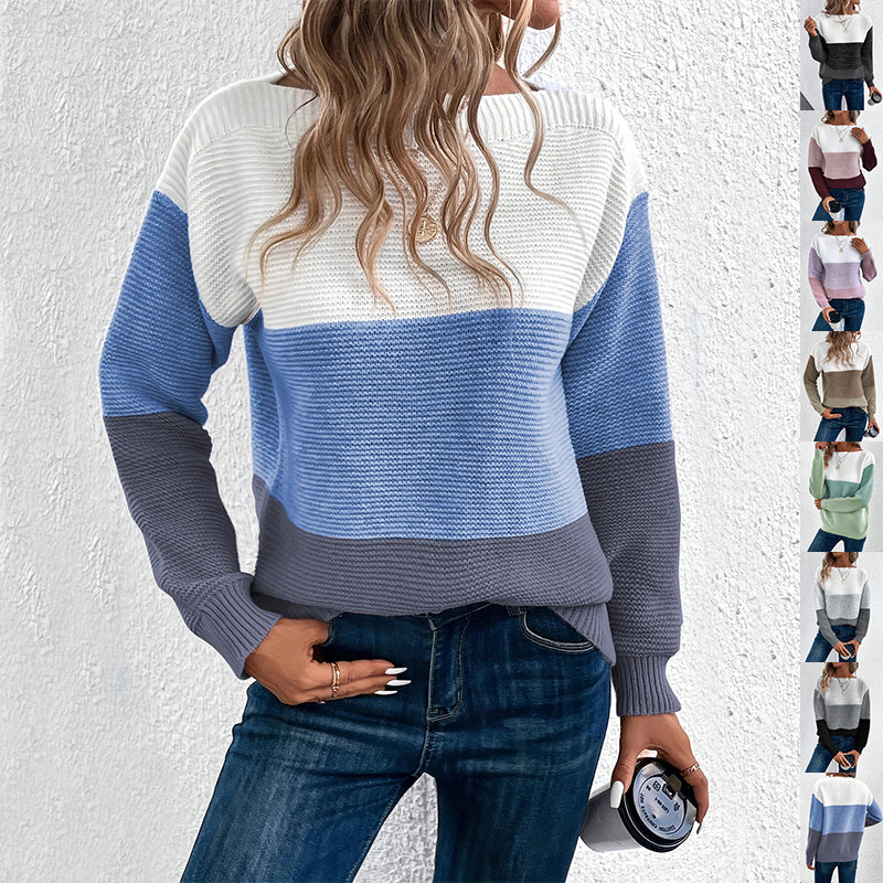 Maya | Spliced Knit Sweater