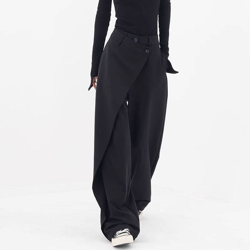 Iris | Irregular Wide-Leg Pants