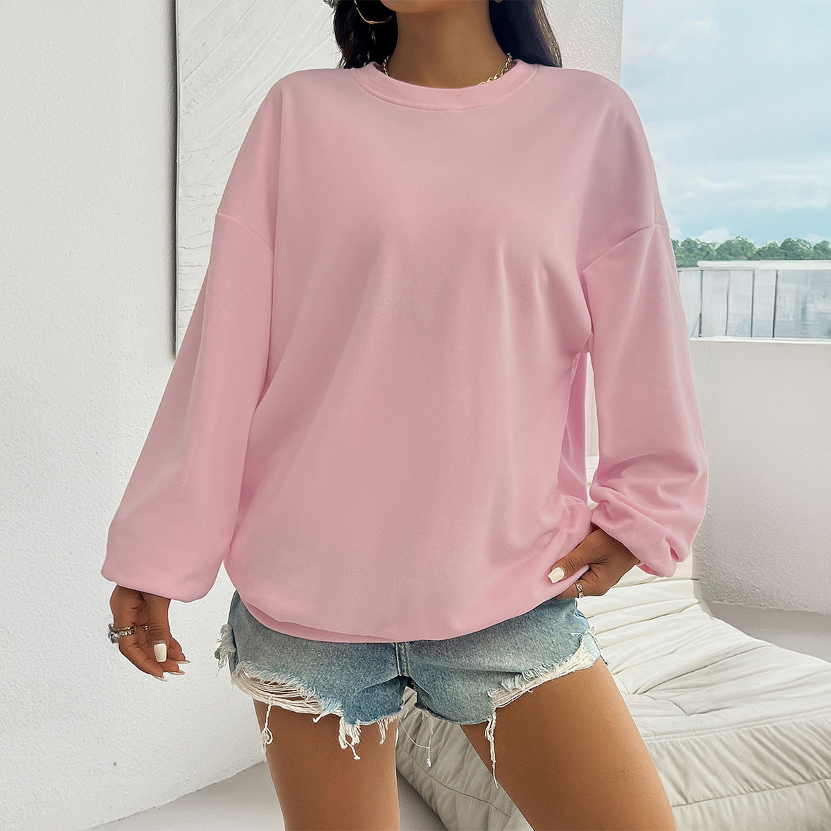 AURELLE – Loose Long-Sleeve Sweater