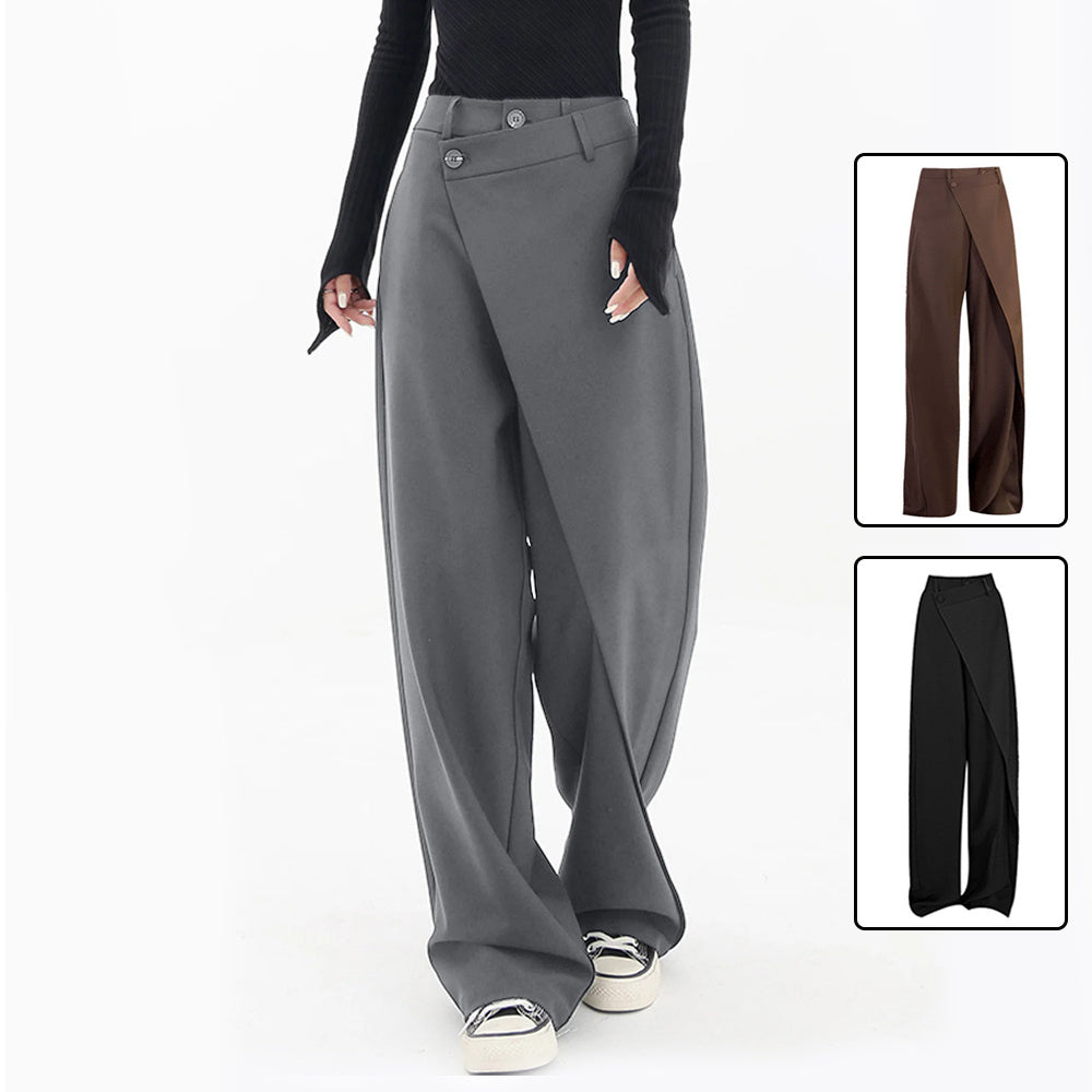 Iris | Irregular Wide-Leg Pants
