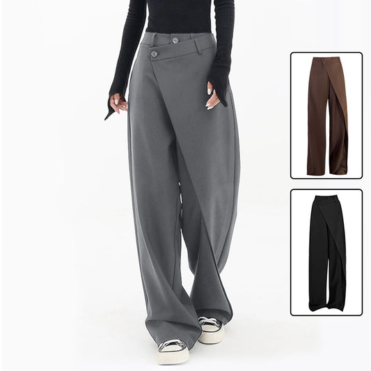 Iris | Irregular Wide-Leg Pants