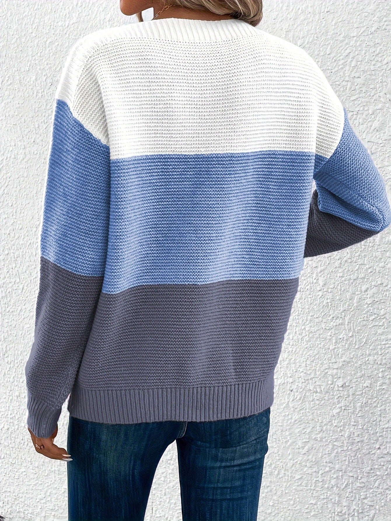 Maya | Spliced Knit Sweater